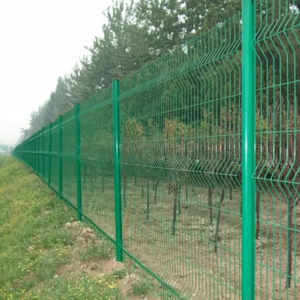 Bền <span class=keywords><strong>3D</strong></span> dây lưới an ninh hàng rào đào cột PVC khung 1.5m x 3.0m Kích thước cho trang trí sân vườn guardrails <span class=keywords><strong>3D</strong></span> mô hình - Product Image 5