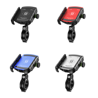 Support de téléphone portable en alliage d'aluminium CNC pour moto, avec chargement USB, équipement pour vélo