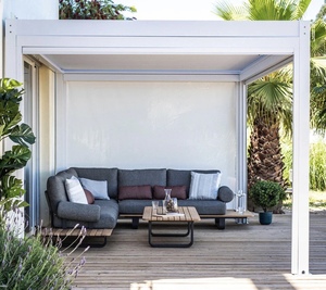 <span class=keywords><strong>Pergola</strong></span> Motorizzata Impermeabile con Tetto a Lamelle in Lega di Alluminio di Lusso per Giardino, Patio, Bordo Piscina, Terrazza e Cortile con Protezione UV - Product Image 3