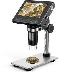 720P Microscope Numérique pour la Réparation Mobile 1000X avec 4.3 pouces ÉCRAN LCD 8LED Batterie au Lithium Intégrée avec socle - Product Image 1