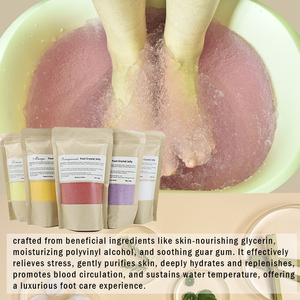 Productos para Pedicura con Cristales para Remojar los Pies, Alivio del Estrés, Hidratación Profunda, Nutre la Piel, Retiene el Calor para el Cuidado de los Pies - Product Image 4