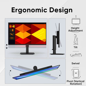 Moniteur de jeu Samsung <span class=keywords><strong>Odyssey</strong></span> S27D400GAC <span class=keywords><strong>27</strong></span> pouces 180Hz 2K 1ms GTG Fast IPS HDR400 Eye Care pivotant à hauteur réglable - Product Image 5