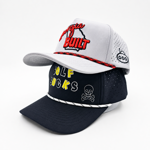 Robust Construction 5 Panel Solid <b>Waterproof</b> Golf Cap Custom Embroidery Logo Low MOQ OEM Quick Dry High Density Fabric Sports - Product Image 2