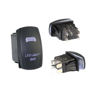 20a עמיד למים <span class=keywords><strong>12v</strong></span> 24v נדגל מתג 5 סיכה על המראה עבור ימי atv rzr rv אוטומטי מתגים מוארת לרכב - Product Image 2