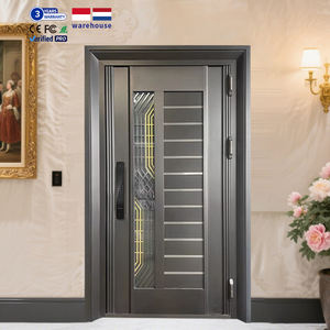 Portes <span class=keywords><strong>d</strong></span>'entrée principales en acier inoxydable insonorisées sur mesure, portes <span class=keywords><strong>de</strong></span> sécurité, portes extérieures, vente en gros - Product Image 1