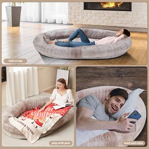 Riesige Größe Nickerchen Tages bett Riesen Haustier Schlafs ofa Menschliche Größe Riesen Memory Foam Hunde bett für Sie zum Einschlafen - Product Image 6