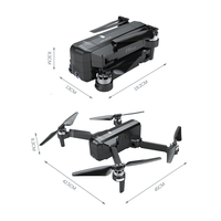 Dron cuadricóptero con GPS y cámara de 1080P, 5G, Wifi, FPV, helicóptero Follow Me, profesional, sin escobillas, SJRC F11