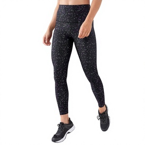SARFAN INTERNATIONAL Men's Women's High Waist Eco-Friendly Sport <b>Leggings</b>-Spandex/Polyester Seamless 220g Quick Dry Tummy - Product Image 1