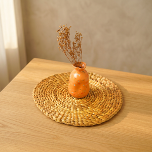 พรมเช็ดเท้าทรงกลม CENDANI D35 ทำจากเส้นใยมะพร้าวธรรมชาติ สำหรับตกแต่งทางเข้าบ้าน - Product Image 2