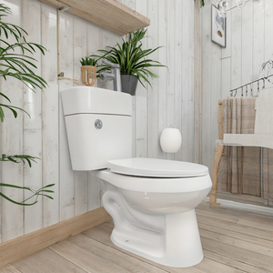 Combo toilette et évier en céramique deux pièces à chasse d'eau par gravité trois en un Commode 2 en 1 Lavabo et toilette - Product Image 2