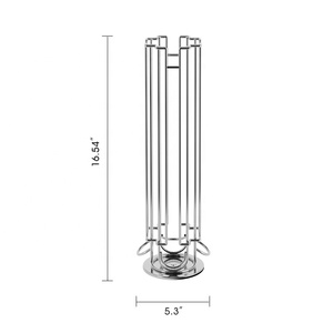Elegante Soporte Giratorio Cilíndrico para 32 <span class=keywords><strong>Dolce</strong></span> <span class=keywords><strong>Gusto</strong></span>, Torre Vertical para Oficina o Sala de Descanso, Selección Visual Instantánea - Product Image 4