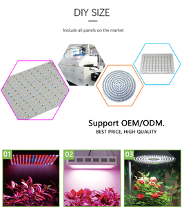 Lampes de culture LED à spectre complet avec variateur d'intensité pour serre, hydroponie, <span class=keywords><strong>germination</strong></span> de semis et culture de légumes - Product Image 5