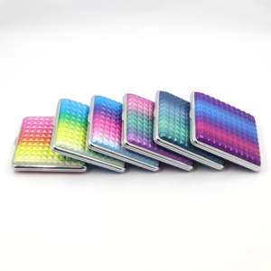 Hộp Đựng Thuốc Lá PU Khuyến Mại <span class=keywords><strong>85Mm</strong></span> 20 Cái Màu Gradient Sản Xuất Hộp Đựng Thuốc Lá Logo Tùy Chỉnh Sang Trọng - Product Image 1