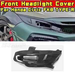 Pour Honda Civic, abat-jour de phare avant, kit de carrosserie pour Honda Civic 10e génération FK8 TYPE R, protections de phare, accessoires de voiture - Product Image 1