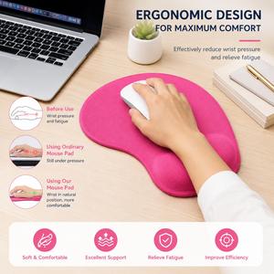 Tapis de souris personnalisé avec logo promotionnel, sublimation, tapis de bureau vierge en caoutchouc, vente en gros, impression PVC, repose-poignet en EVA - Product Image 2