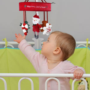 ODM Vente en gros d'usine Lit bébé personnalisé <span class=keywords><strong>de</strong></span> haute qualité Musique mobile Jouets suspendus un cadeau <span class=keywords><strong>de</strong></span> <span class=keywords><strong>Noël</strong></span> pour le berceau Jouet cloche - Product Image 2