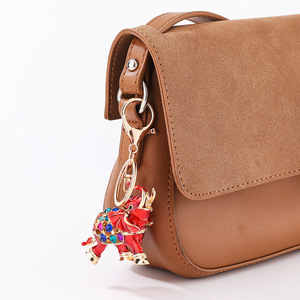 2024 3D Auspicious Elephant <strong>Key</strong> Holder Chains Whole Enamel Colorful <strong>Crystal</strong> Bag Pendant <strong>Keyrings</strong> <strong>KeyChains</strong> for Women - Product Image 3