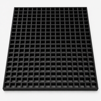 Grille d'escalier GRP pour terrains accidentés tropicaux 38x38mm en fibre de verre FRP, panneau antidérapant OEM