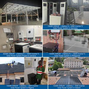 Sistema Híbrido Solar Fotovoltaico Derun, Kit Completo Fuera de la Red, Paneles de Energía de 5kw 10kwh 20kwh, Sistemas de Energía JW-10Kwh, Sistemas de Energía Solar para TV - Product Image 2