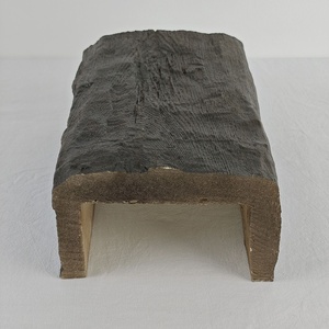 Moulures décoratives intérieures et extérieures en PU imitation bois, fabrication directe d'usine, pour villa, café, studio de yoga - Product Image 2