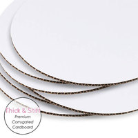 Bases Redondas de Cartón Corrugado para Pasteles de 10 Pulgadas, Perfectas para Decoración de Pasteles