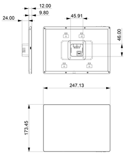 [Surtension dans les commandes] 10.1 pouces Android Linux Debian Wifi RJ45 PoE Knx Touch Panel Portworld avec DC - Product Image 6