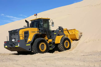 Wheel Loader Merek Terbaik 6.3 Ton dengan Bucket 3.5m³ Payloader XC968 Front Loader Mini Wheel Loader