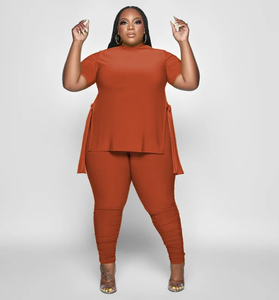 <strong>Plus</strong> <strong>Size</strong> 4xl 5xl Custom <strong>Women</strong> <strong>Clothing</strong> 2 Piece Set Outfits Top Summer Fashion Streetwear Wholesale Dropshipping <strong>Women</strong> Suits - Product Image 4