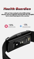 Bracelet intelligent de santé IA sans écran VY25S, étanche 5 ATM, contrôle via application Wi-Fi, suivi de la fréquence cardiaque, du sommeil et de l'activité, connecté pour le sport
