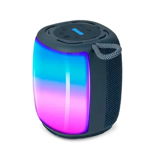 2024 venta al por mayor marca OEM impermeable deportes al aire libre sonido bocinas altavoces Bluetooth potable con luz LED