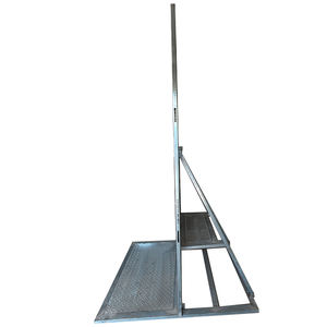 Barriera di controllo della folla in acciaio da concerto portatile barricata di traffico in argento nero - Product Image 6