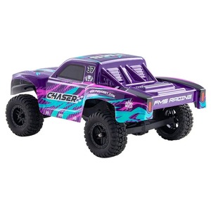 รถบรรทุก FMS FSC24 Chaser ขนาด 1/24 ขับเคลื่อน 4 ล้อ แบบ Short Course Truck พร้อมใช้งาน (RTR) เกียร์ 2 สปีด มอเตอร์ 370 เซอร์โวโลหะคู่ รถบังคับวิทยุสำหรับวิ่งในพื้นที่ทะเลทราย - Product Image 3