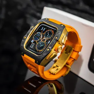 Высококачественное модифицированное углеродное волокно подходит для iWatch Apple Watch RM Richard интегрированный защитный чехол и крышка рамы