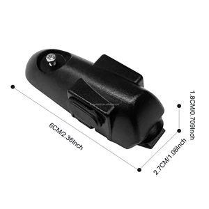 Adaptador de Audio Baofeng UV-9R Plus para Walkie Talkie UV-9G UV-S22 UV-98 GT-3WP para Puerto de Auriculares con Interfaz <span class=keywords><strong>M</strong></span> de <span class=keywords><strong>2</strong></span> Pines, Accesorio de Radio - Product Image 4