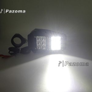 UTV dikiz yan aynalar LED Spot ışıkları 1.75 ve 2 inç Roll Bar Polaris RZR XP1000 - Product Image 6