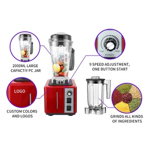Procesador de Alimentos 2 en 1, Licuadora Comercial de Alta Resistencia Industrial de 68 oz, Máquina para Hacer Smoothies, Licuadoras y Exprimidores - Product Image 3