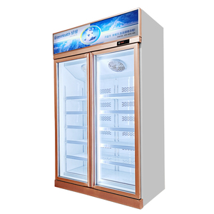 Les réfrigérateurs droits commerciaux de boisson de supermarché de doubles portes montrent des congélateurs - Product Image 3