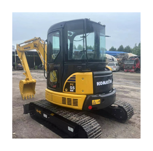 Miniexcavadora Komatsu PC55MR-3 de pocas horas de uso, miniexcavadora Komatsu PC55MR-3 de segunda mano en oferta. - Product Image 1