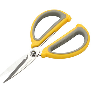 Comix B2772 Large Handle Scissors 192mm Straight Blade Office <b>Paper</b> Cutter Yellow - Product Image 2