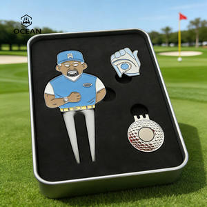 Coffret Cadeau Golf Homme – Outil de Réparation de Divots et Marqueurs de Balle Nouveauté Design Indépendant – Jetons de Poker Golf Personnalisés <span class=keywords><strong>Prix</strong></span> Usine - Product Image 3