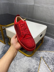 Chaussures de créateur de haute qualité avec empeigne rouge, amortissantes, légères, anti-odeurs, semelle plate luxueuse - Product Image 5