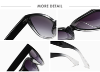 Nouvelles lunettes de soleil à la mode lunettes de soleil crème solaire haut de gamme Internet célébrité rue photographie lunettes de soleil simples