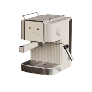 Cafetera Semiautomática Italiana de 20 Bares - Máquina de Espresso Doméstica de Alta Presión de Acero Inoxidable con Función de Espuma de Leche - Product Image 3