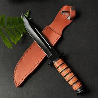 Couteau tactique de survie de haute qualité KB 1217, haute dureté, tranchant, pour la chasse, le camping en plein air, la défense personnelle, OEM personnalisé