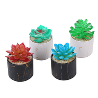 Árvore de limão artificial, miniárvore de limão em vaso, plantas para decoração de mesa, escritório e cozinha
