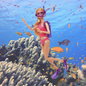 Miniatuur Reddingsvest Wetsuit Kajak Surfboard Motorboot Strandstoel Levensreddende Zwemring Pop Accessoires - Product Image 6