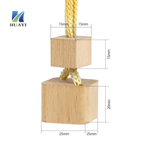Diffuseur de voiture suspendu sur mesure 10 ml avec bouchon en bois, couvercle à vis en bois de hêtre naturel de qualité supérieure avec cordon tressé durable pour flacons de parfum