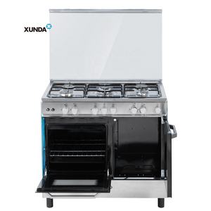 Xunda haut de gamme commerce extérieur four multifonctionnel cinq têtes cuisinière à gaz Double four ménage gaz liquéfié cuisinière intégrée - Product Image 2