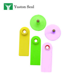 YTET003 <span class=keywords><strong>YUSTON</strong></span> 55*19MM Étiquette d'oreille en TPU de haute qualité pour le suivi du bétail, porcs, vaches, moutons, avec codage laser carré pour la ferme - Product Image 1