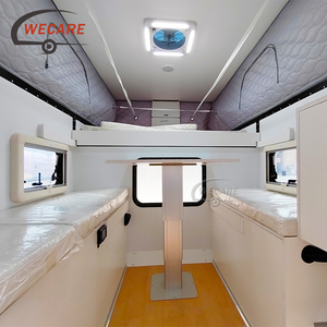 WECARE Off Grid 4x4 Pop-up Truck Camper Slide-in RV Caravan avec panneau solaire et réservoir d'eau pour camping-car pick-up - Product Image 4